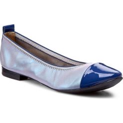 Baleriny LAURA MESSI - 1106-744-749 Niebieski. Niebieskie baleriny damskie Laura Messi, bez wzorów, ze skóry, bez obcasa. W wyprzedaży za 169,00 zł.