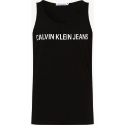 Calvin Klein Jeans - Męski tank top, czarny. Czarne t-shirty męskie Calvin Klein Jeans, s, bez wzorów, z jeansu, bez kołnierzyka. Za 129,95 zł.