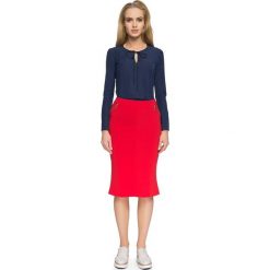 DARELLE Spódnica rybka z zameczkami - czerwona. Czerwone spódniczki damskie Stylove, do pracy, z tkaniny, eleganckie, krótkie, mini. Za 119,00 zł.