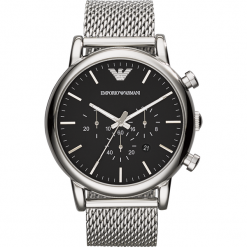 Zegarek EMPORIO ARMANI - Luigi AR1808 Silver/Steel/Silver/Steel. Szare zegarki męskie Emporio Armani. Za 1490,00 zł.