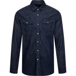 Koszula G-Star Raw 3301 D12697-D013-082. Niebieskie koszule męskie G-Star RAW, xxl, bez wzorów, z bawełny, retro, bez kołnierzyka, bez rękawów. W wyprzedaży za 209,00 zł.