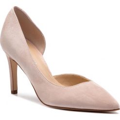 Szpilki SOLO FEMME - 75439-88-H18/000-04-00 Jasny Róż. Różowe półbuty damskie Solo Femme, bez wzorów, ze skóry, eleganckie, bez obcasa, na obcasie, bez zapięcia. W wyprzedaży za 239,00 zł.