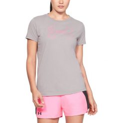 Under Armour Classic Koszulka Szary. Szare koszulki damskie Under Armour, xs, z nadrukiem, z bawełny, bez kołnierzyka, z krótkim rękawem. Za 119,95 zł.