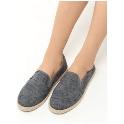 Espadryle damskie: Czarne Espadryle Palm Beach