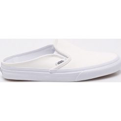 Vans - Klapki. Białe klapki damskie marki Vans, ze skóry. W wyprzedaży za 219,90 zł.