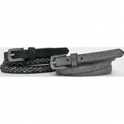 Medicine - Pasek Vintage Revival (2-pack). Szare paski damskie MEDICINE, w paski, z materiału, vintage. Za 49,90 zł.
