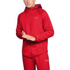 Under Armour Select Warm-Up Bluza Czerwony. Czerwone bluzy męskie Under Armour, l, bez wzorów, z poliesteru, bez kołnierzyka, bez rękawów, bez kaptura. Za 550,95 zł.