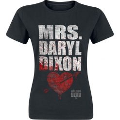 The Walking Dead Mrs. Daryl Dixon Koszulka damska czarny. Czarne t-shirty damskie marki The Walking Dead, s, z nadrukiem. Za 74,90 zł.