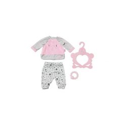 Piżamka Zapf Baby Annabell Słodkich Snów. Białe piżamy niemowlęce Zapf, bez wzorów, z materiału, eleganckie. Za 49,99 zł.