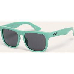 Vans - Okulary. Zielone okulary przeciwsłoneczne męskie Vans, z materiału, prostokątne. W wyprzedaży za 99,90 zł.