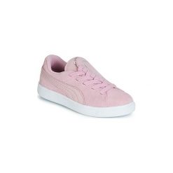 Buty Dziecko Puma PS SUEDE CRUSH AC.LILAC. Różowe trampki dziewczęce Puma, bez wzorów, bez zapięcia. Za 289,00 zł.