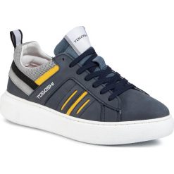 Sneakersy TOGOSHI - TG-22-04-000209 680. Niebieskie sneakersy męskie Togoshi, na co dzień, bez wzorów, ze skóry ekologicznej, bez zapięcia. W wyprzedaży za 309,00 zł.