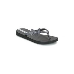 Japonki Dziecko Ipanema LOLITA IV KIDS. Czarne klapki dziewczęce marki Ipanema. Za 76,30 zł.