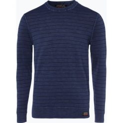 Superdry - Sweter męski, niebieski. Pomarańczowe swetry klasyczne męskie marki Superdry, l, z bawełny, z kapturem. Za 329,95 zł.