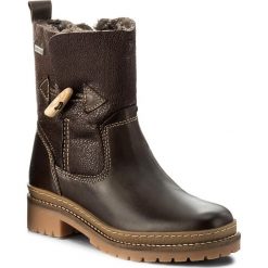 Botki TAMARIS - 1-26968-39 Mocca 304. Pomarańczowe botki damskie marki Tamaris, z wełny. W wyprzedaży za 239,00 zł.