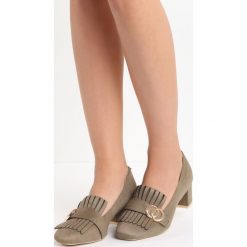 Buty ślubne damskie: Khaki Czółenka Nigella