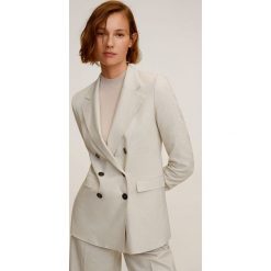 Mango - Marynarka Tempoli. Szare kamizelki damskie Mango, bez wzorów, z bawełny, eleganckie, bez kaptura. Za 229,90 zł.