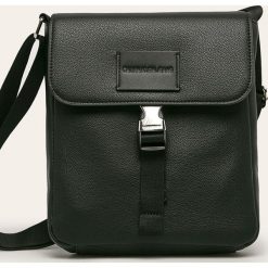 Calvin Klein Jeans - Torba. Niebieskie torby męskie skórzane Calvin Klein Jeans, w paski, z jeansu, małe. W wyprzedaży za 299,90 zł.