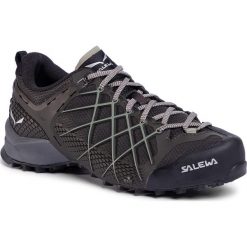 Trekkingi SALEWA - Ms Wildfire 63485-7625 Black Olive/Siberia. Szare trapery męskie Salewa, z tworzywa sztucznego, bez zapięcia, trekkingowe. W wyprzedaży za 519,00 zł.