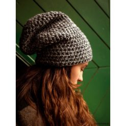 Czapki zimowe damskie: Czapka Hand Made No. 041 / beanie / szydło