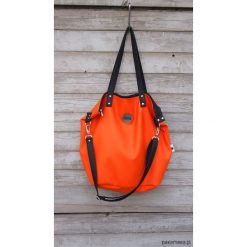 Torba Worek Waterproof #Orange. Pomarańczowe torebki klasyczne damskie Pakamera, bez wzorów, z bawełny, na ramię, bez dodatków. Za 169,00 zł.