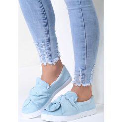 Trampki damskie slip on: Błękitne Slip On Dormiveglia
