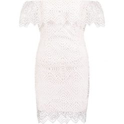 Sukienki hiszpanki: Bardot Sukienka etui ivory