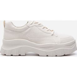 Sneakersy na platformie - Beżowy. Brązowe sneakersy damskie House. Za 159,99 zł.