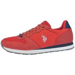 U.S. POLO ASSN. tenisówki męskie Soren 45 czerwone. Czerwone trampki męskie U.S. Polo Assn., bez wzorów, bez zapięcia. Za 339,00 zł.