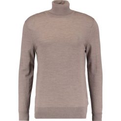 AllSaints ROLL NECK Sweter tawny brown marl. Brązowe kardigany męskie marki AllSaints, m, z materiału. W wyprzedaży za 343,85 zł.