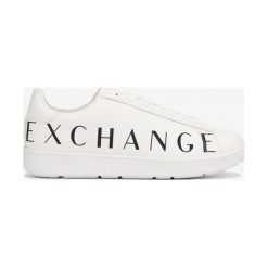 Armani Exchange Tenisówki Biały. Białe trampki męskie Armani Exchange, bez wzorów, z materiału, bez zapięcia. Za 557,95 zł.