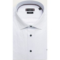 Tommy Hilfiger Tailored - Koszula bawełniana. Niebieskie koszule męskie Tommy Hilfiger Tailored, bez wzorów, z bawełny, eleganckie, z klasycznym kołnierzykiem, z długim rękawem. Za 359,90 zł.