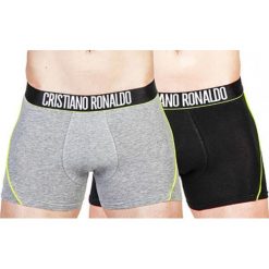 CR7 Podwójne Opakowanie Męskich Bokserek M Wielobarwne. Szare bokserki męskie CR7, bez wzorów. Za 119,00 zł.