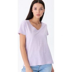 T-shirt z bawełny organicznej - Fioletowy. Fioletowe t-shirty damskie House, s, bez wzorów, z bawełny, bez kołnierzyka. Za 29,99 zł.