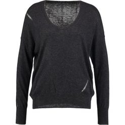 Swetry klasyczne damskie: Sisley Sweter dark grey