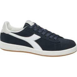 Sneakersy męskie Diadora granatowe. Niebieskie sneakersy męskie Diadora, bez zapięcia. Za 219,90 zł.