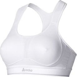 Biustonosze sportowe: Odlo Biustonosz High Ultimate Fit biały r. 75E (13021E)