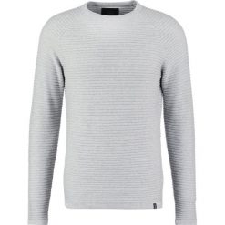 Swetry klasyczne męskie: Jack & Jones JCOWIND CREW NECK NOOS Sweter light grey melange