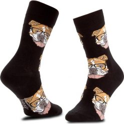 Skarpety Wysokie Męskie FREAK FEET - LBUL-BL Czarny. Czarne skarpetki męskie marki Freak Feet, z bawełny. Za 19,90 zł.