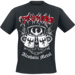Tankard Alcoholic Metal T-Shirt czarny. Czarne t-shirty męskie Tankard, l, bez wzorów, bez kołnierzyka. Za 74,90 zł.