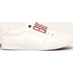 Big Star - Buty. Białe buty sportowe damskie BIG STAR, bez wzorów, z gumy, sportowe. W wyprzedaży za 79,90 zł.
