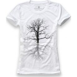 T-shirt damski UNDERWORLD Tree. Szare koszulki damskie Underworld, m, bez wzorów, z bawełny, bez kołnierzyka, bez rękawów. Za 69,99 zł.