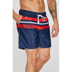 U.S. Polo - Kąpielówki. Różowe kąpielówki męskie marki U.S. Polo, l, z poliesteru. Za 339,90 zł.