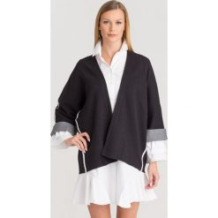 KARDIGAN Armani Exchange. Czarne swetry damskie Armani Exchange, s, bez wzorów, z dzianiny. Za 389,40 zł.