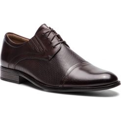 Półbuty LASOCKI FOR MEN - MB-KRIS-02 Brown. Pomarańczowe buty wizytowe męskie Lasocki For Men, bez wzorów, ze skóry, klasyczne, bez zapięcia. Za 199,99 zł.