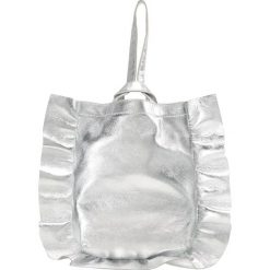 Torebki klasyczne damskie: Loeffler Randall RUFFLE WRISTLET Torebka silver