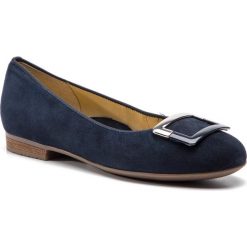 Baleriny ARA - 12-31332-02 Blau. Niebieskie baleriny damskie ara, bez wzorów, ze skóry, bez obcasa. W wyprzedaży za 259,00 zł.