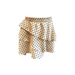 Spódniczka Stella Creme Dots. Brązowe spódniczki damskie marki Elevenstory, m, bez wzorów, z tkaniny, asymetryczne. Za 130,00 zł.