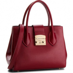 Torebka FURLA - Metropolis 984329 B BMN3 ARE Ciliegia d. Czerwone torebki klasyczne damskie Furla, bez wzorów, ze skóry, klasyczne, na ramię, bez dodatków. Za 1179,00 zł.