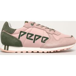 Pepe Jeans - Buty Verona. Niebieskie buty sportowe damskie Pepe Jeans, bez wzorów, z jeansu, sportowe. W wyprzedaży za 249,90 zł.